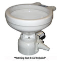 Raritan Sea Era QC Toilet - Marine Size - Remote Intake Pump - Straight  90 Discharge - Smart Toilet Control - 12v