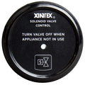 Fireboy-Xintex Propane Control  Solenoid Valve w/Black Bezel Display