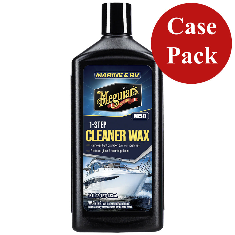 Meguiars Boat/RV Cleaner Wax - 16 oz - *Case of 6*