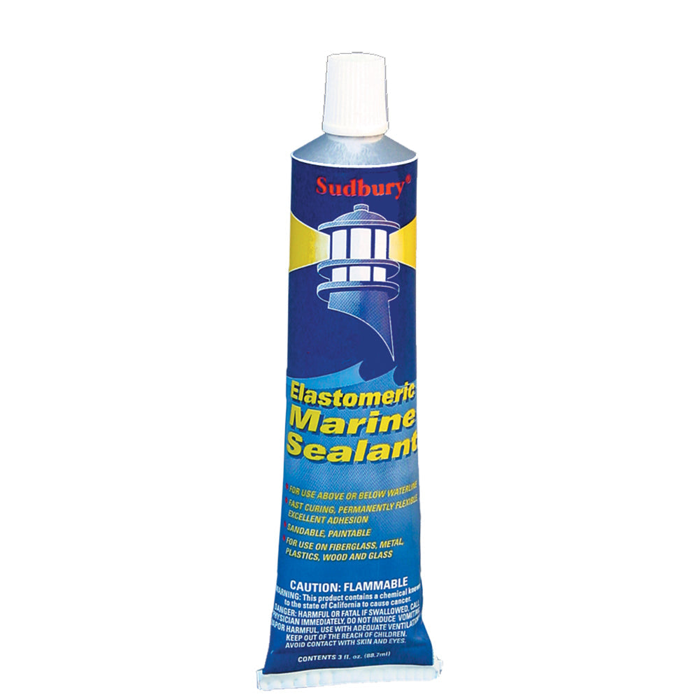 Sudbury Elastometric 3 oz (89ml) Sealant Tube - White