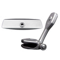 PTM Watersports Mirror/Bracket Kit w/VR-140 Elite Mirror  ZXR-320 (Silver)