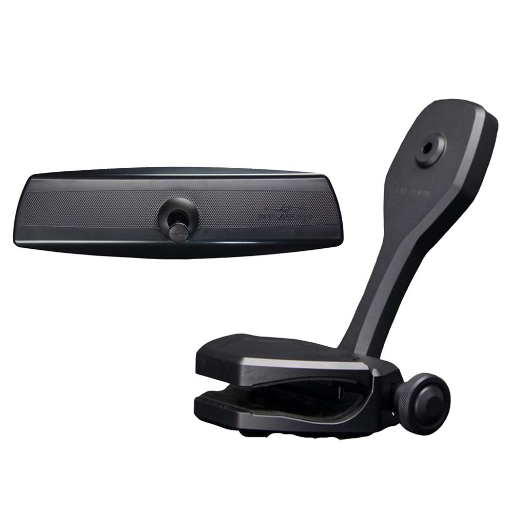 PTM Watersports Mirror/Bracket Kit with VR-140 PRO Mirror  ZXR-320 (Black)