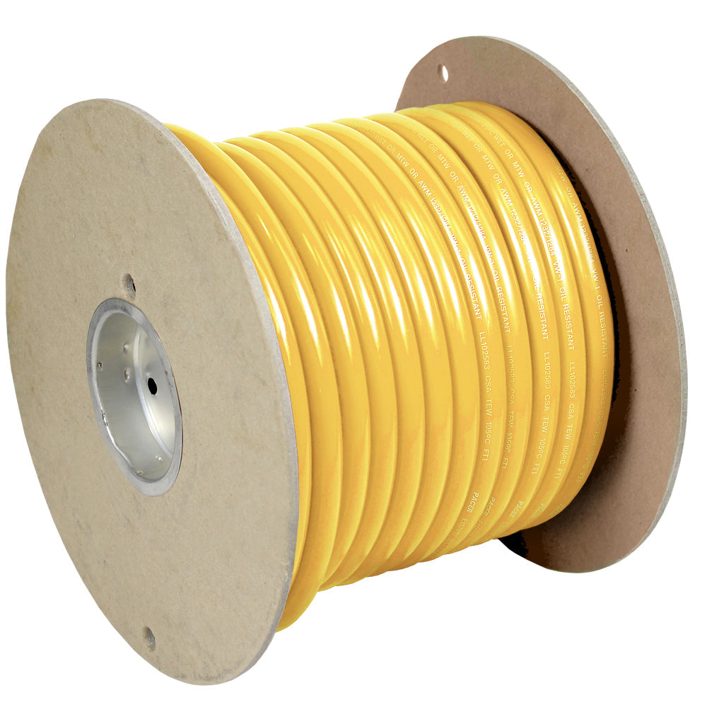 Pacer Yellow 4/0 AWG Battery Cable - 100