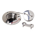 Attwood Gasoline Deck Fill - 1-1/2" Stainless Steel Alloy