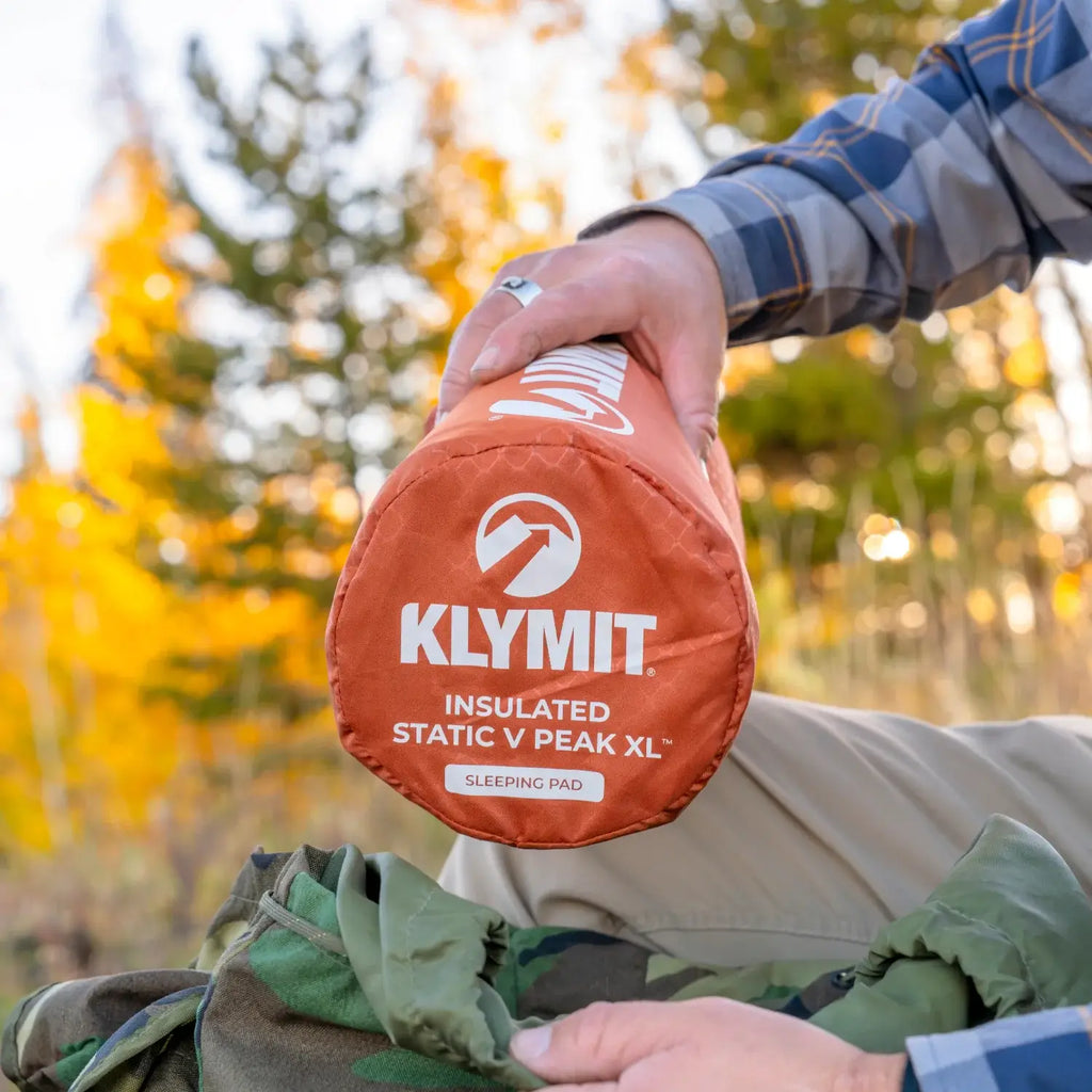Klymit Insulated Static V PEAK Sleeping Pads XL - Red Rock