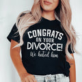 Congrats On Your Divorce Tee