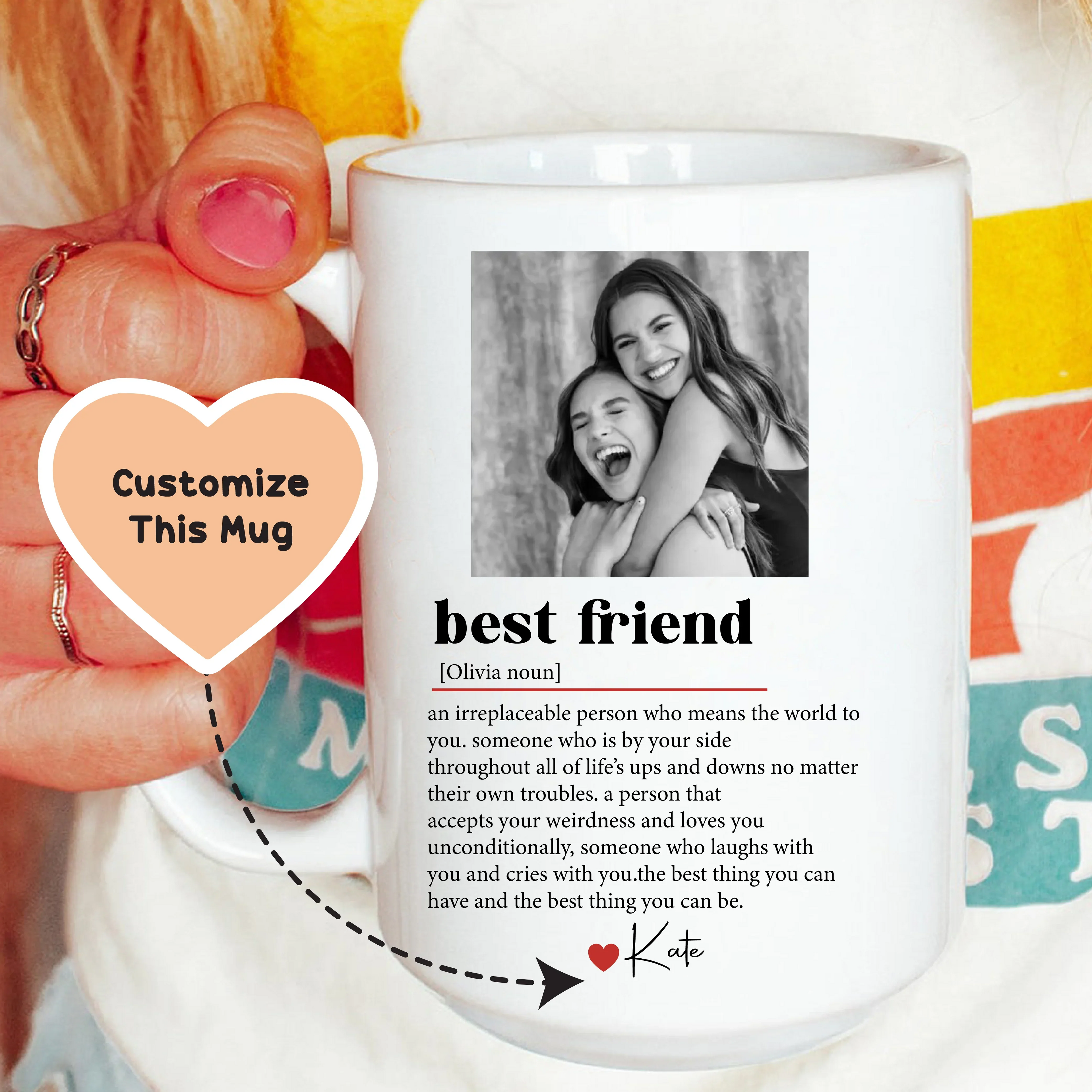 Custom Best Friend Mug