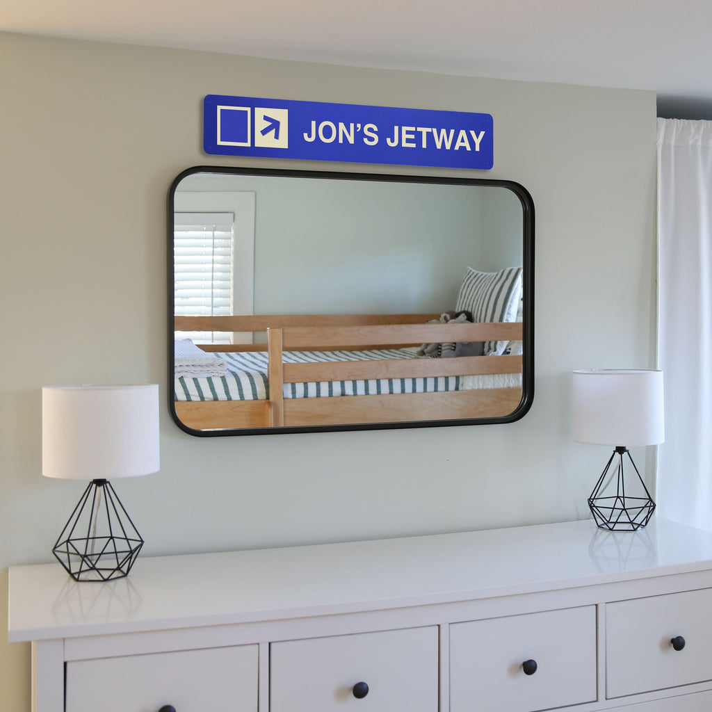 Trailhead Personalized or Custom Sign - indoor/outdoor - 36 X 6 Inches