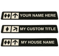 Trailhead Personalized or Custom Sign - indoor/outdoor - 36 X 6 Inches