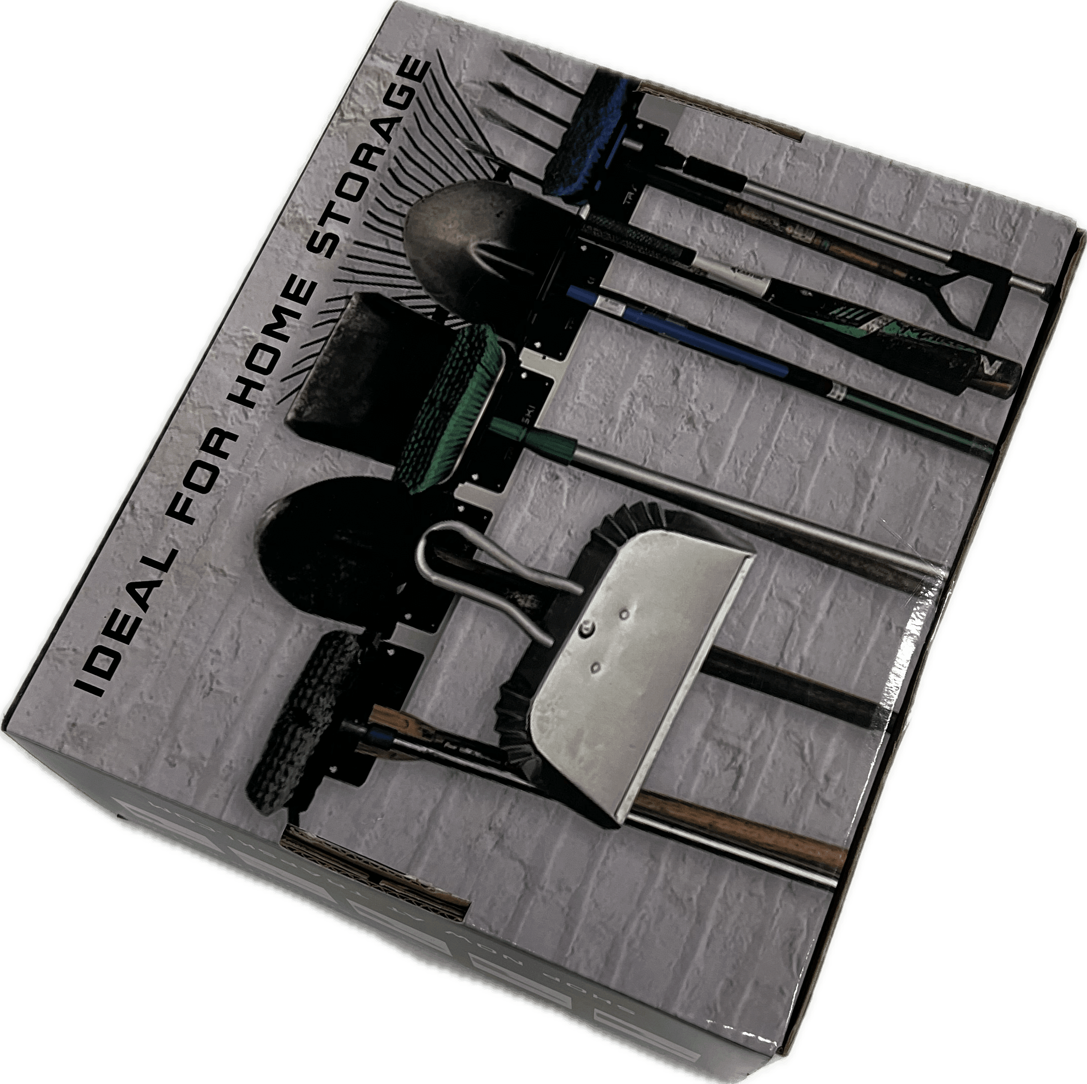 Garage Wall Rack Organizer for Yard Tools, Gear & Equipment, Skis or Snowboard by Bindings