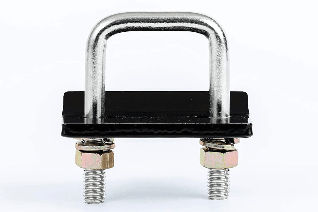 Hitch Mount Stabilizer for 1.25" to 2" Hitch Receivers, Black