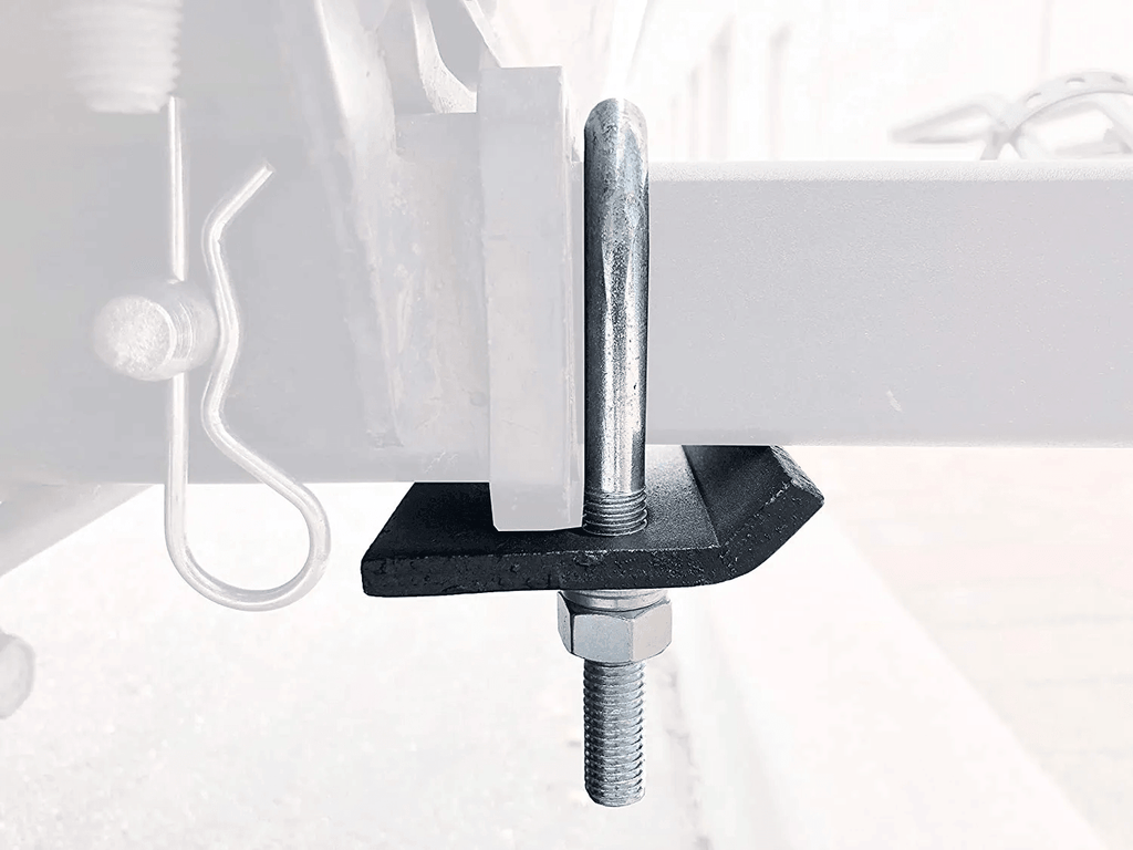 Hitch Mount Stabilizer for 1.25" to 2" Hitch Receivers, Black