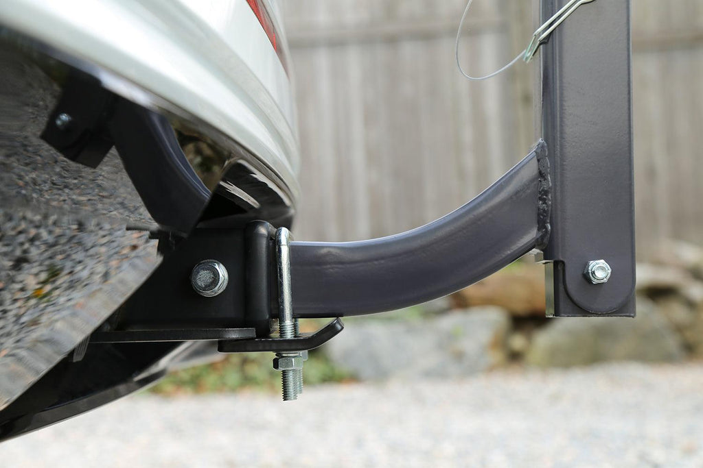 Hitch Mount Stabilizer for 1.25" to 2" Hitch Receivers, Black