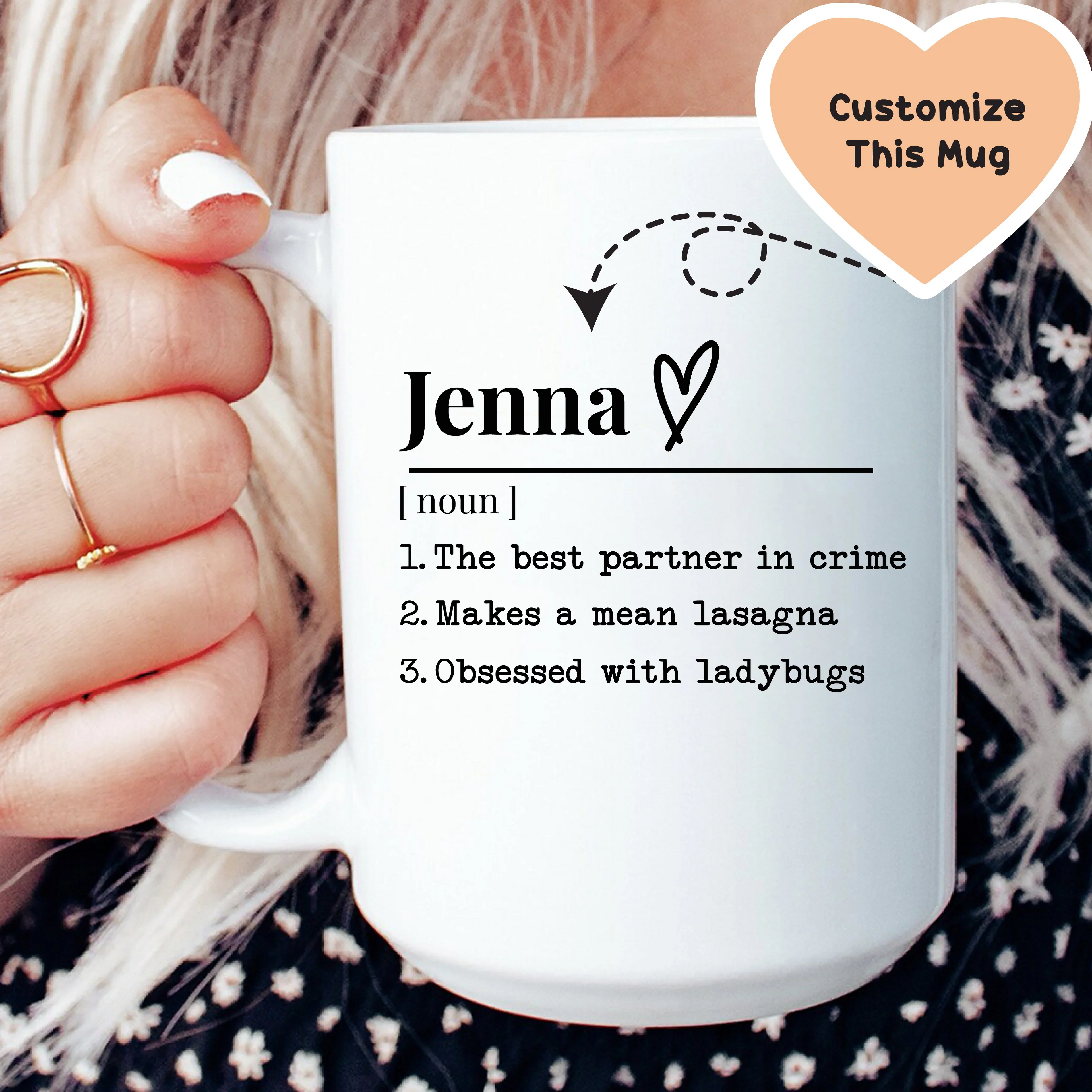 Personalized Name Definition Mug