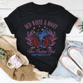 Red White & Boozy Beer & Cocktail Club Party Like It's 1776 Tee
