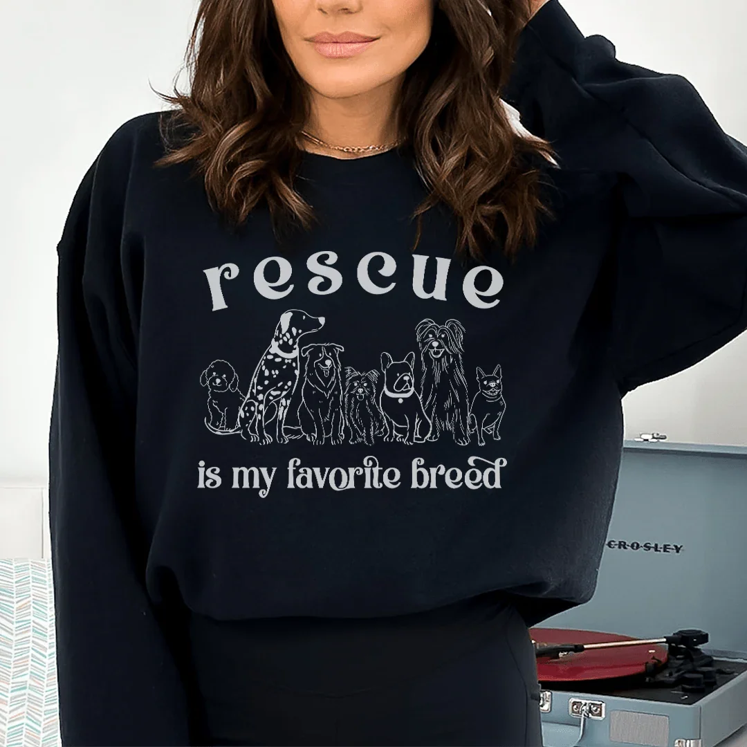Rescue Is My Favorite Breed Tee