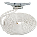 Sea-Dog Double Braided Nylon Dock Line - 5/8" x 35 - White