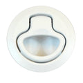 Southco Flush Pull Latch - Pull To Open - Non-Locking White Plastic