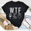 WTF Wine Turkey Family Tee