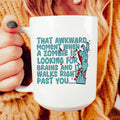 Zombie Looking For Brains Ceramic Mug 15 oz